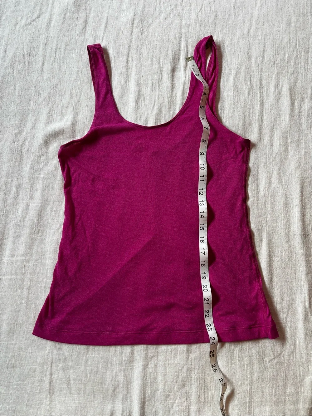 LULULEMON 10 Daily Straight Strap Scoop Neck Tank Top Yoga Workout Shirt - Pink